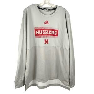 Nebraska Cornhusers XL ADIDAS Aeroready Sweatshirt
